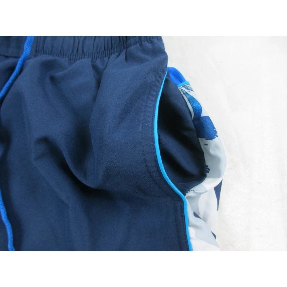 Nike Swim‎ Trunks Mens Large Blue Floral Board Shorts Bathing Suit